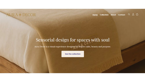 Aura Decor – A sensorial shop for decor brands