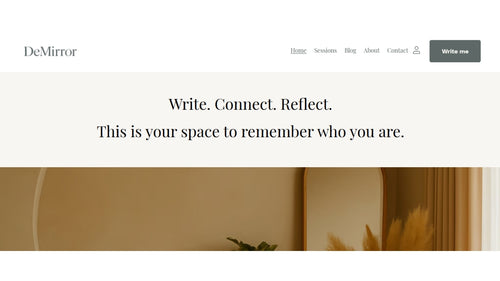 DeMirror – A serene home for your work