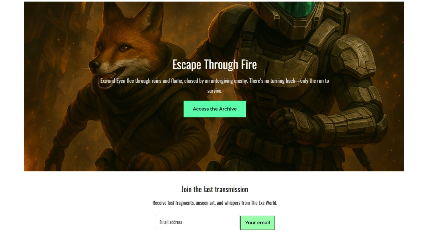 The Exs World — Editorial Storytelling Demo