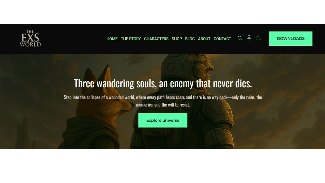 The Exs World — Editorial Storytelling Demo
