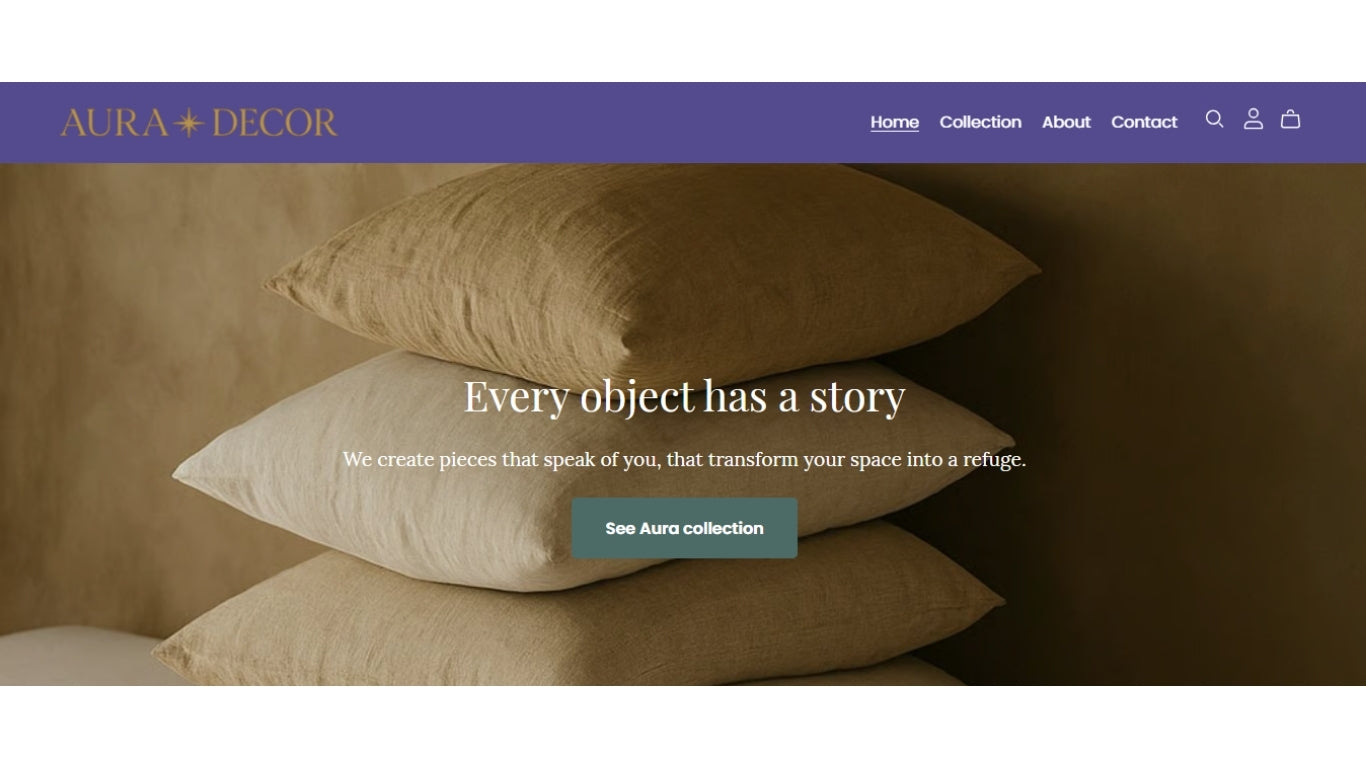 Aura Decor – A sensorial shop for decor brands